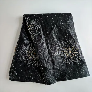 

Latest African Laces Fabrics Bazin Riche Fabric 2019 New Design Embroidered Bazin Riche Getzner With Stones And Beads wh65-2525