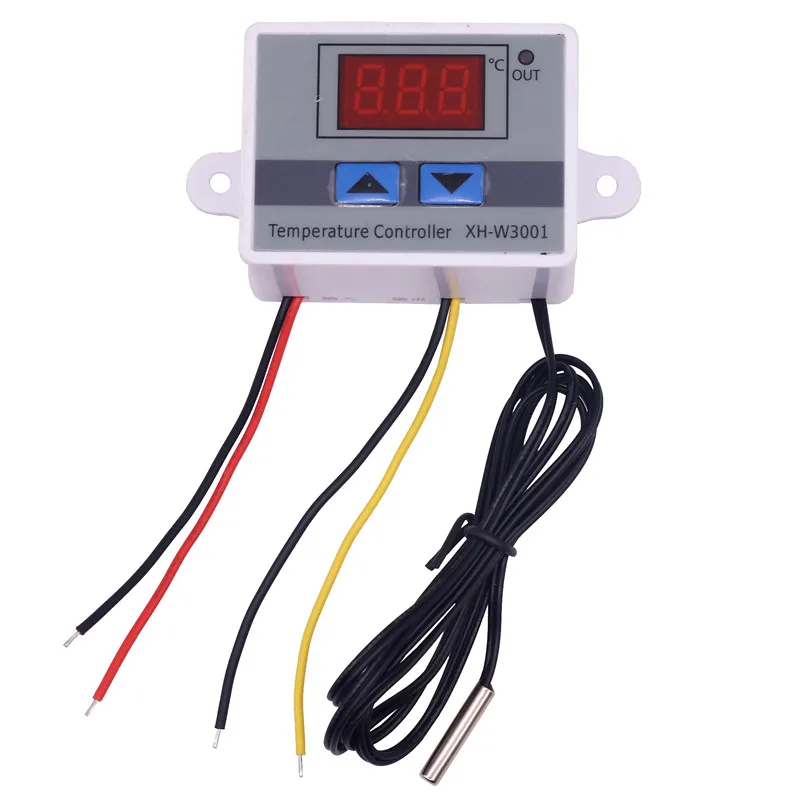 

220V 10A Digital Led Temperature Controller XH-W3001 For Arduino Cooling Heating Switch Thermostat + NTC Sensor