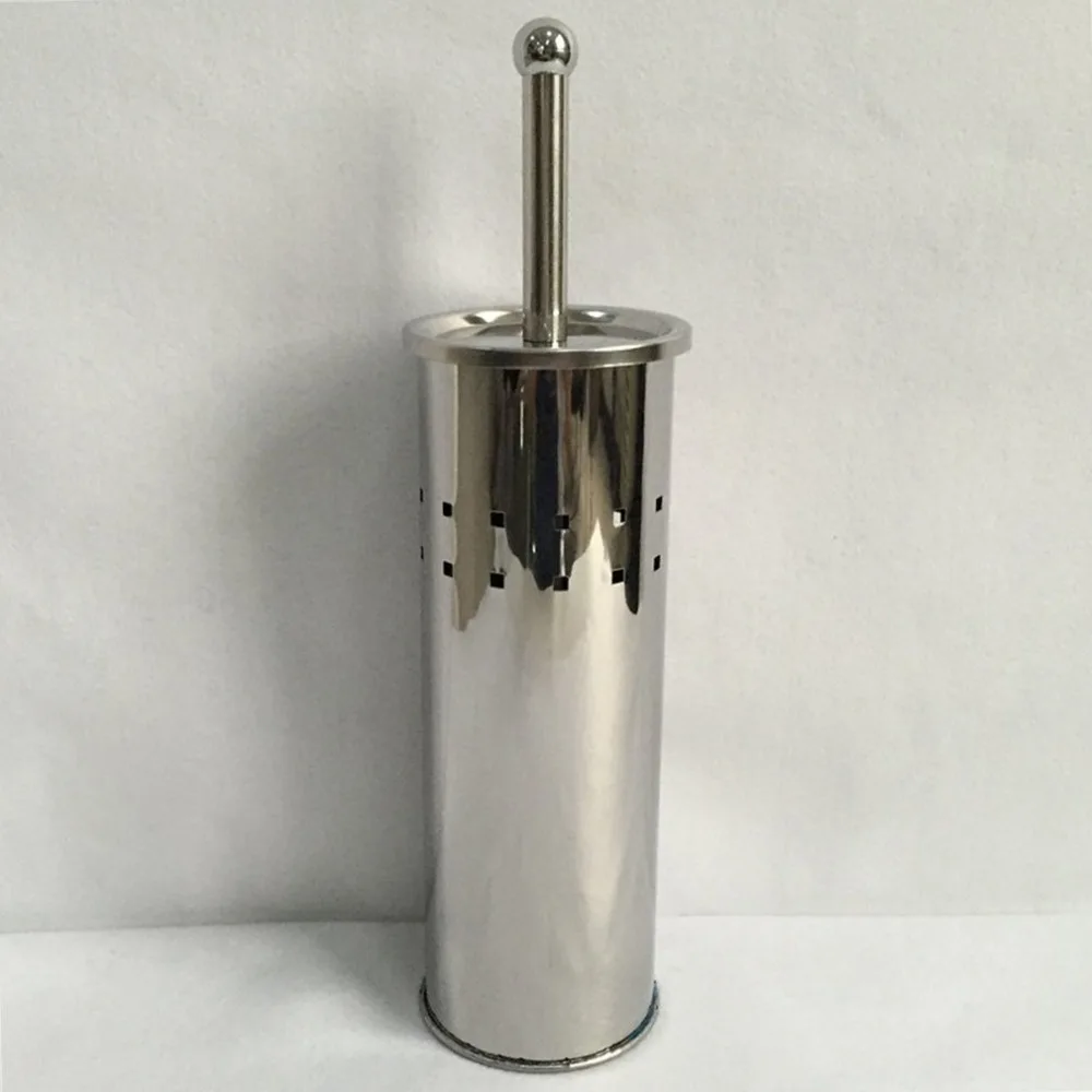 2PCS/SET Durable Stainless Steel Toilet Bowl Brush Bathroom Cleaning