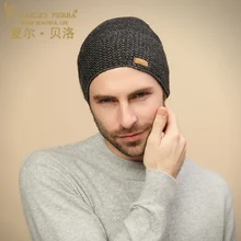 Charles Perra, новинка, мужские вязаные шапки, зимние, двухслойные, утолщенные, шерстяные шапки, модные, повседневные, мужские, Skullies Beanies D307