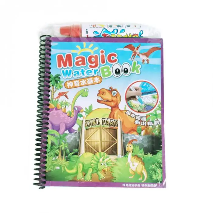 Волшебная вода, рисование, живопись доска книга нетоксичные многоразовые Обучающие Для детей NSV775