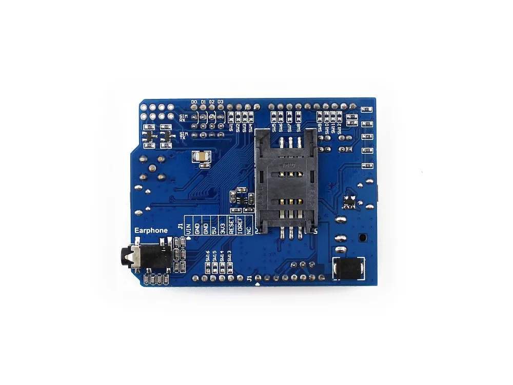 GSM/GPRS/GPS Shield (B) Arduino Shield Based on SIM808 Comes with EU plug power adapter