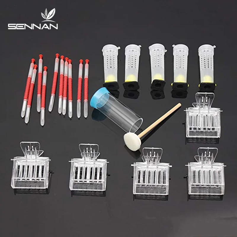 

Beekeeping Tools Kits Moving Grafting Shift Needle Bee Clips Hive Queen Larva Rearing Feeding Equipment Apiculture Supplier