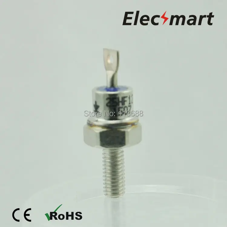 Выпрямительный диод DO 4 25HF железное основание нормальное|diode|diode rectifier |