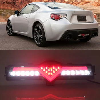 

Car flashing 1PCS LED Rear Fog Light Assembly Kit For Subaru BRZ Scion FR-S Toyota GT86 Tail Brake Reverse lamp Tail Rear lamp