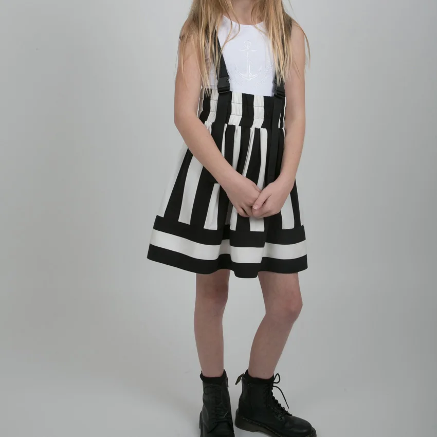 

Pre-sale Princess Girls Striped Dress Spaghetti Strap Bow Tie Design Overalls for Children Soldier Carbo Kids Girls Jumpsuit