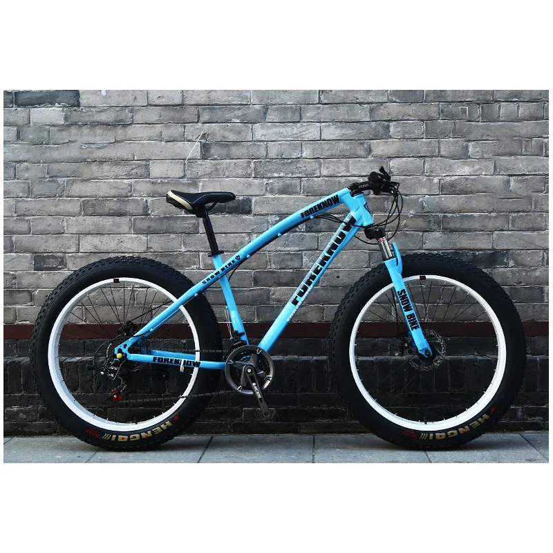 Top Men and Women 27 Speed Student Snow Bike 40 Knife Adult Modeshan 20 Inches Coarse and Wide Tire Variable Speed Disc Brake Dampin 5