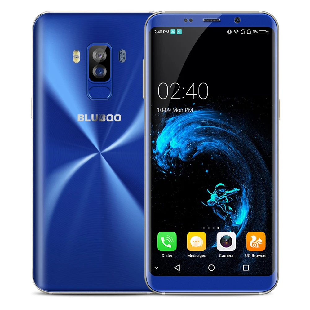 Bluboo S8 5 7 дюймов 4 г смартфон Android 0 18:9 полный Дисплей MTK6750T Octa Core 3 ГБ Оперативная