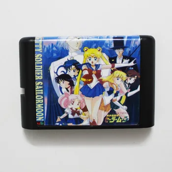 

Pretty Soldier Sailor Moon 16 bit MD Game Card For Sega Mega Drive For Genesis