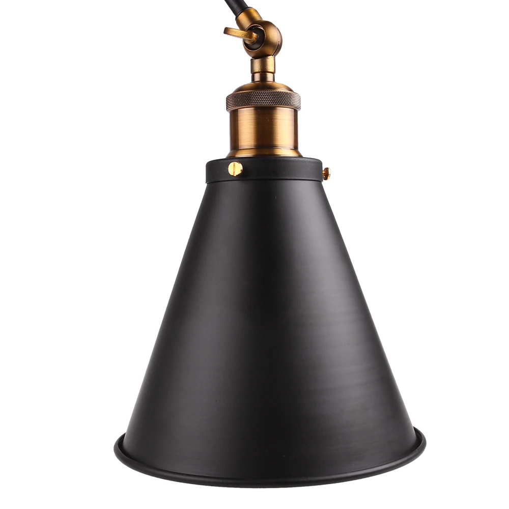E27 base rétro loft industriel led moderne mur lampe lumière applique murale réglable poignée en métal.jpg