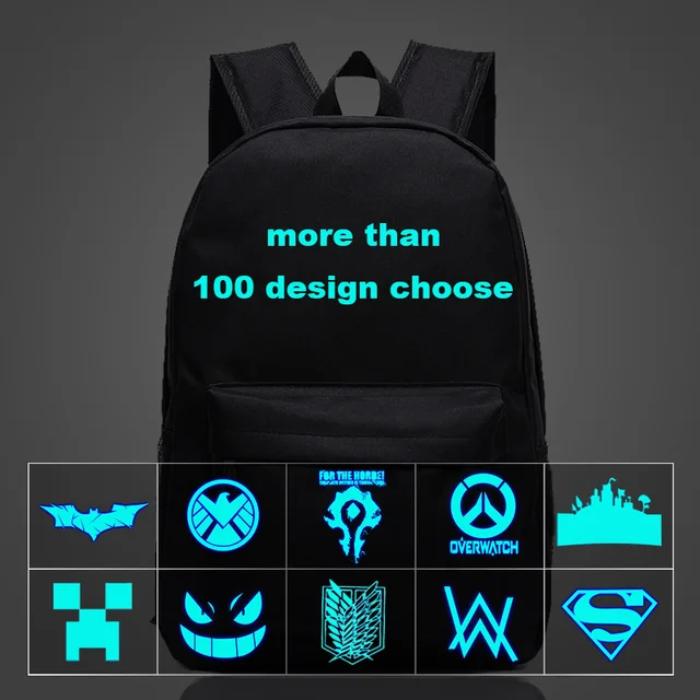 Us 1595 42 Offfluorescent Superman Batman Horde Ow Roblox Bts Pubg Women Bagpack Teenagers Schoolbags Canvas Men Student Backpacks School Bag In - 