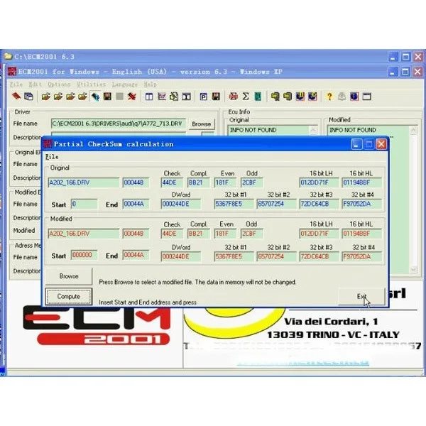 Чип ECM tuning 2001 V6.3 поддержка WIN7 с быстрой доставкой ссылка для загрузки