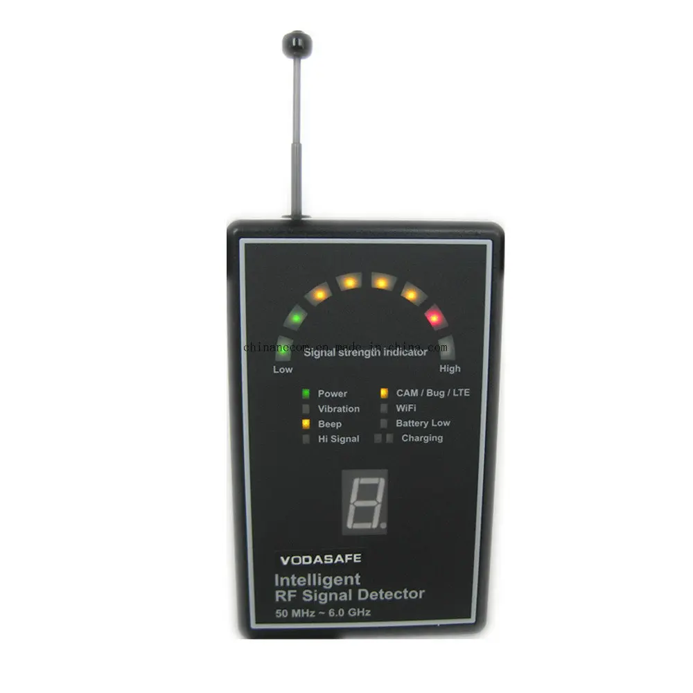 RF Signal Detector Lens Finder 3G 2100 Detection 2G/3G/4G GPS Tracker Bug Detector Anti Candid Full Range