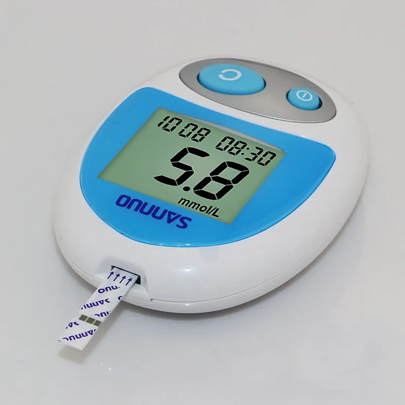 Sannuo Глюкометр для измерения уровня сахара в крови измерительный прибор для определения уровня сахара в крови домашний монитор набор глюкометр Diabet