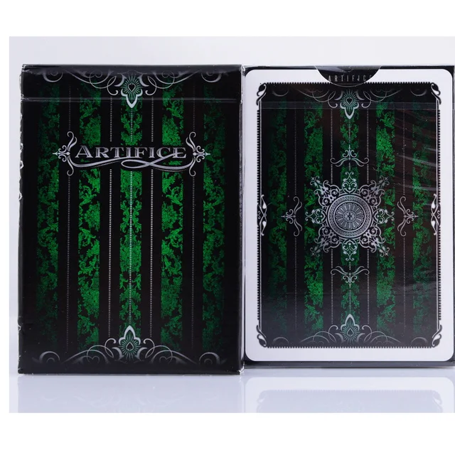 Cheap Bicycle Emerald Artifice  V2 Ellusionist  Playing Cards  88*63mm Paper Cards Magic Poker Card Magic Trick Collection Card