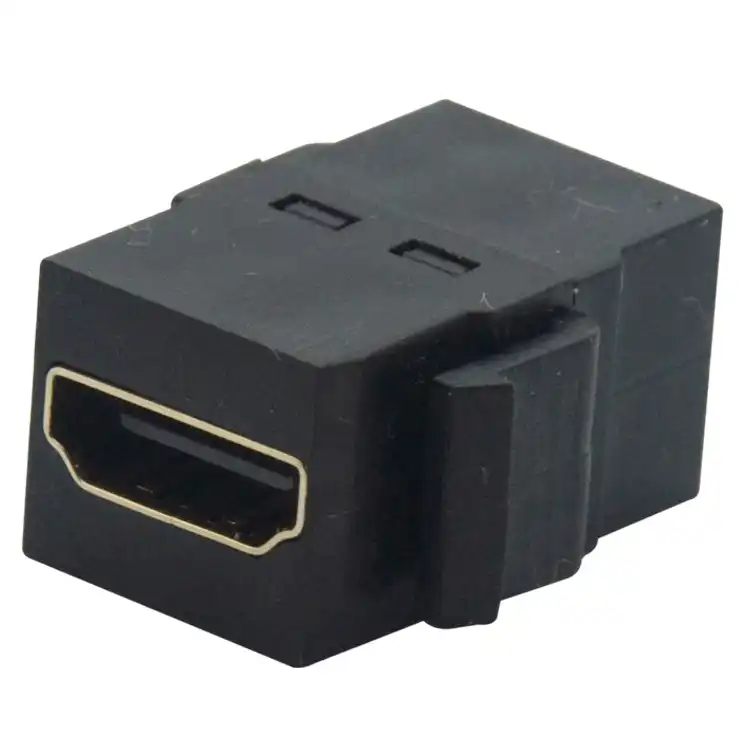 Новый стиль keystone HDMI разъем с черным цветом - изображение