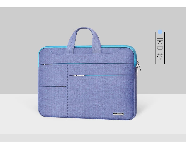 Сумки для ноутбуков HUAWEI Honor MagicBook 14 дюймов MateBook 13 X Pro 13,9 MateBook D B 15,6 E 12 многофункциональный чехол для ноутбука в подарок - Цвет: sky blue