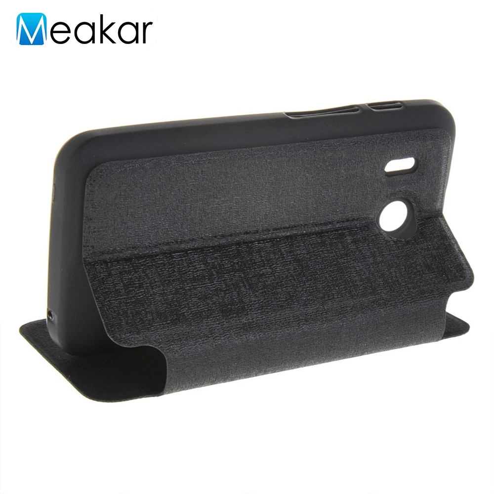 Чехол для Huawei Ascend Y320 задняя крышка из искусственной кожи с окошком Y320|case for huawei