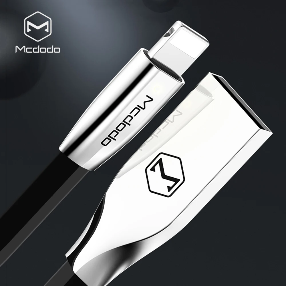 Кабель Mcdodo Lightning-USB для iPhone X 8 7 6 Plus провод быстрой зарядки 6s 5S SE iPad кабель