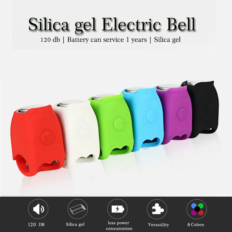 

Electric Cycling Bells 120 dB Horn Rainproof MTB Bicycle Handlebar Bell IPX4 Waterproof Silica gel Shell Ring Bell Hy