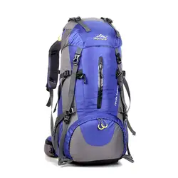 Горячая продажа 45 + 5L водонепроницаемый рюкзак большая емкость сумка мужской рюкзак повседневный дорожный спортивный рюкзак для
