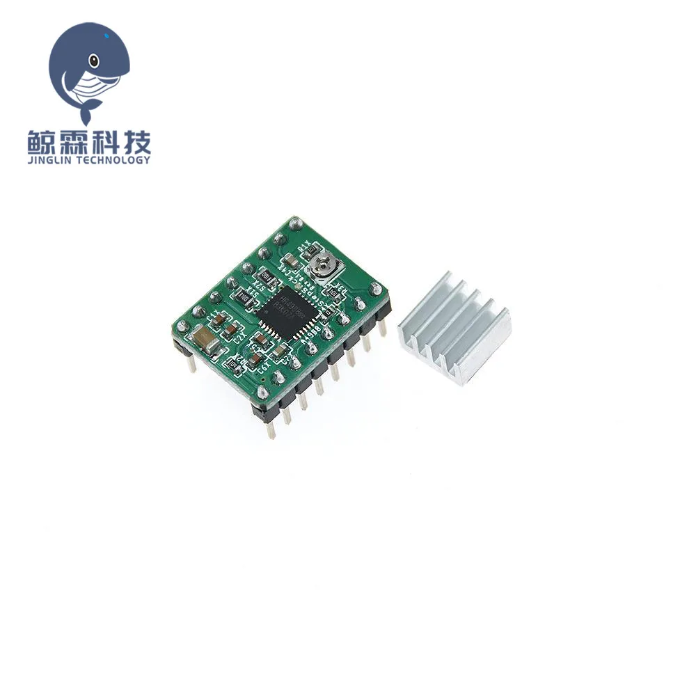 Запчасти для 3D принтера StepStick A4988 DRV8825 драйвер шагового двигателя с теплоотводом