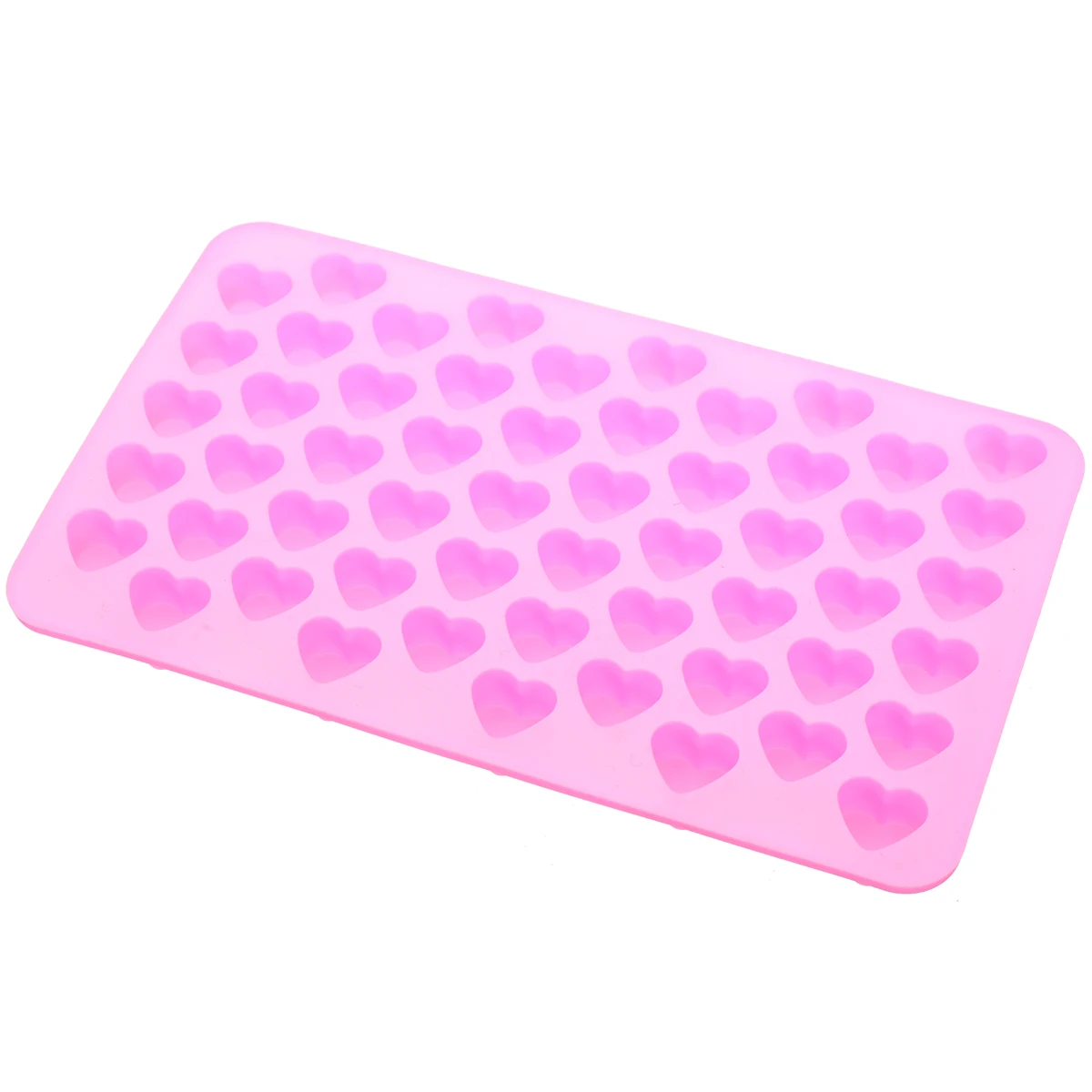 55 Grid Heart Shape Silicone Chocolate Mold Maker DIY Ice Cube Tray Freeze Mould Bar Pudding Jelly Tool Cookies Baking Mould