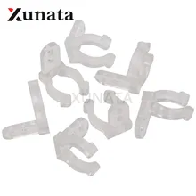 10 шт. 14 мм светодиодный зажимы для лент для 110 В 220 В 2835 неоновый светильник пластиковая пряжка высокое качество Гибкие аксессуары