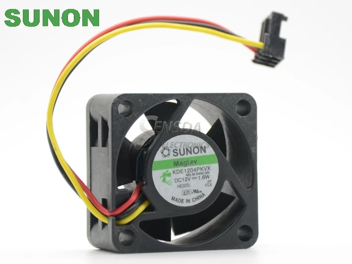 Sunon KDE1204PKVX 4020 40 мм 4 см 12 В 1 6 Вт для 2950 фотоэлементов переключатель серверного