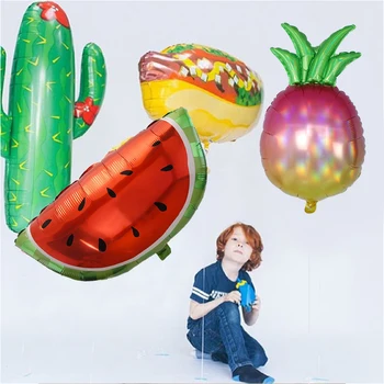 

Fruit Watermelon Pineapple watermelon Foil Balloon Cactus Flamingo Birthday party Balloons Wedding Holiday Festival Decor Toy