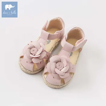 

DB6762 Dave Bella summer baby girl sandal Princess Shoes brand shoes