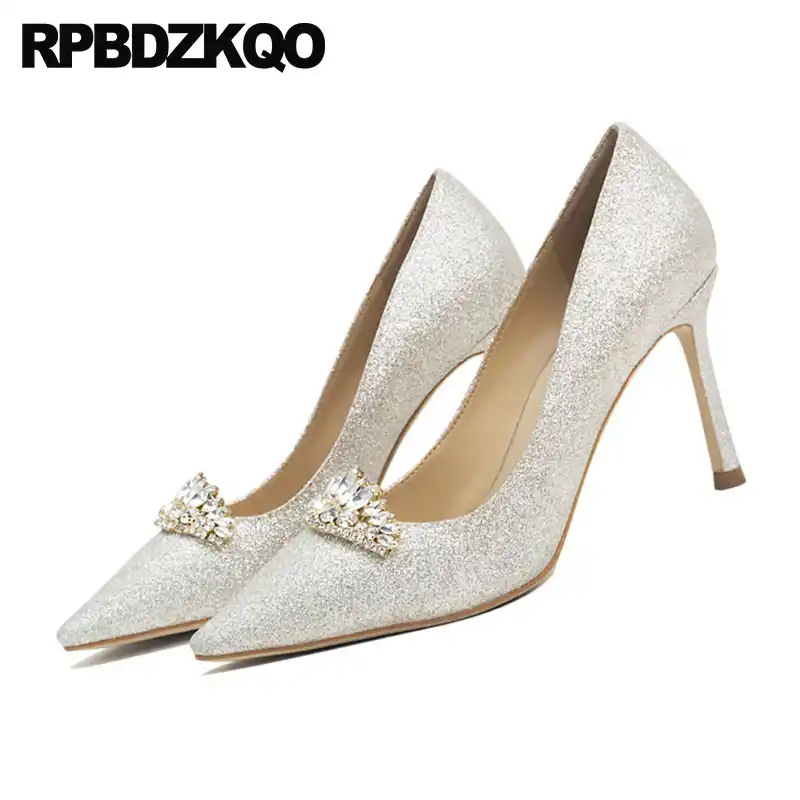 3 inch glitter heels