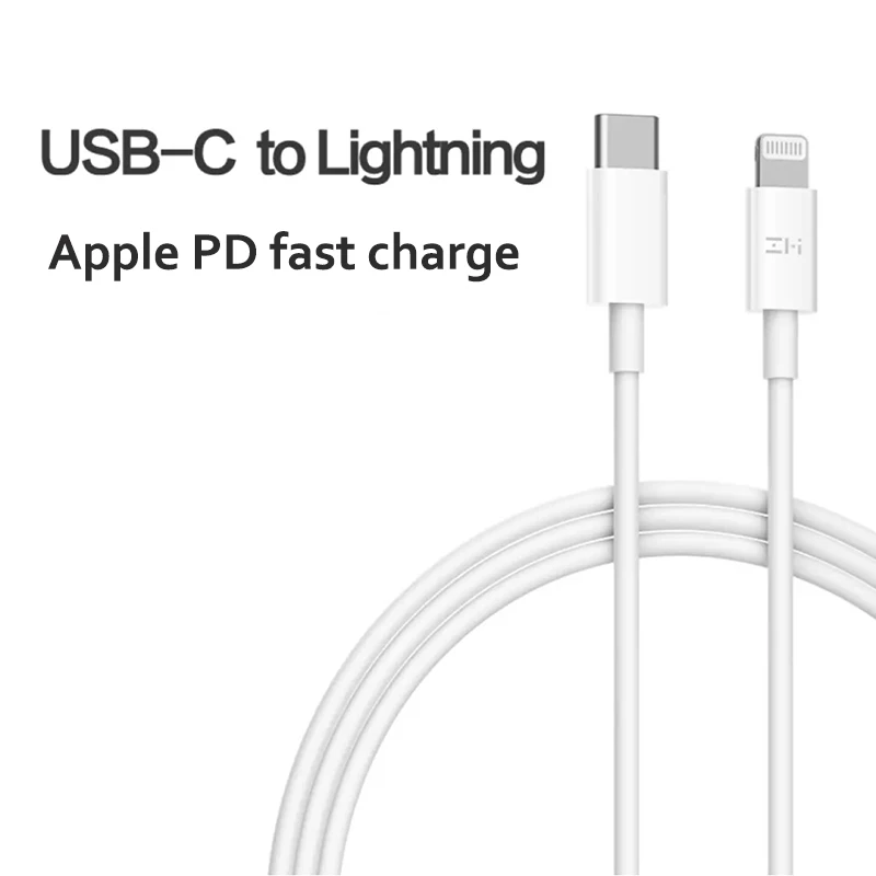 Кабель Xiaomi ZMI PD 1 м для быстрой зарядки Iphone кабель Type C Lightning X XS Max XR MFI зарядный