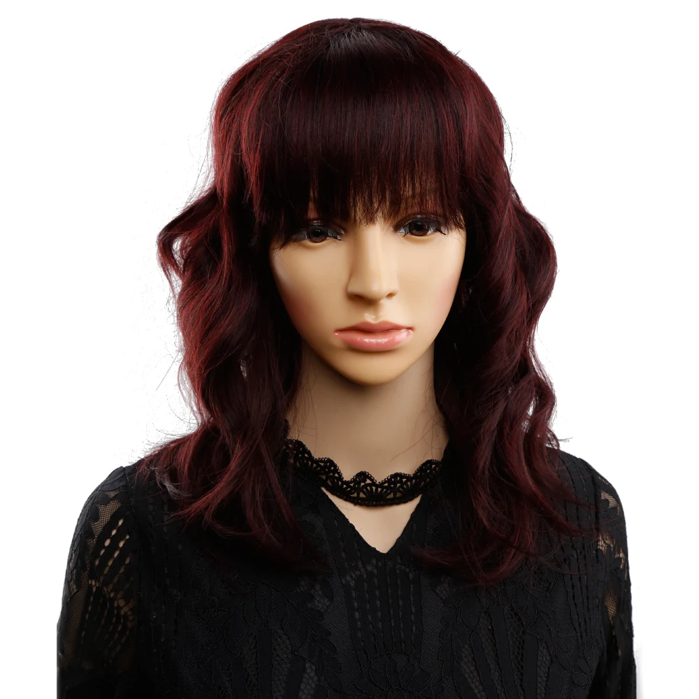 Амир синтетические Короткие смешанные вьющиеся Боб Искусственные парики женские коричневый, черный Парики из натуральных волос женский