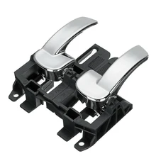 2pcs Car Door Handle Black Plastic Left Right Interior Door Handles For NISSAN QASHQAI 2007-2013 80671JD00E Auto Car Accessories 2pcs car left