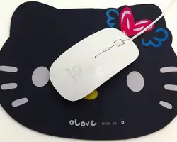 Мультфильм Дизайн Проводная оптическая Розовый рисунок «Hello Kitty» Мышь Мыши компьютерные Mause для ноутбуков Тетрадь компьютерные Дети