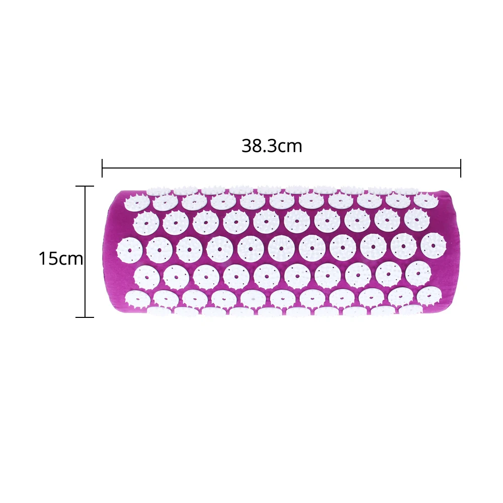 Облегчающий Акупрессура для спины и тела коврик для боли в теле, акупунктурный Спайк, коврик для йоги с массажной подушкой/коврик для массажа релаксации - Цвет: pillow