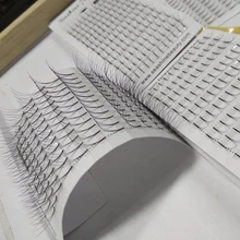 2 лотка C D локон объем вентиляторы ресницы удлинение отдельных ресниц 3D объем ресниц Топ корейский шелк 0,15 Толщина