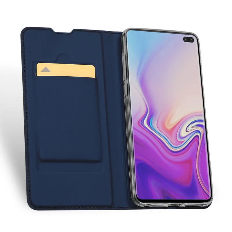 Чехол-книжка с магнитной застежкой для samsung Galaxy S10, S9, S8 Plus, Note 8, 9, тонкий кожаный держатель для карт, чехол, Fundas