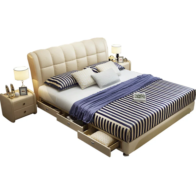 

Letto A Castello Kids Frame Mobilya Bett Mobili Single Modern Bedroom Furniture Leather Mueble De Dormitorio Cama Moderna Bed
