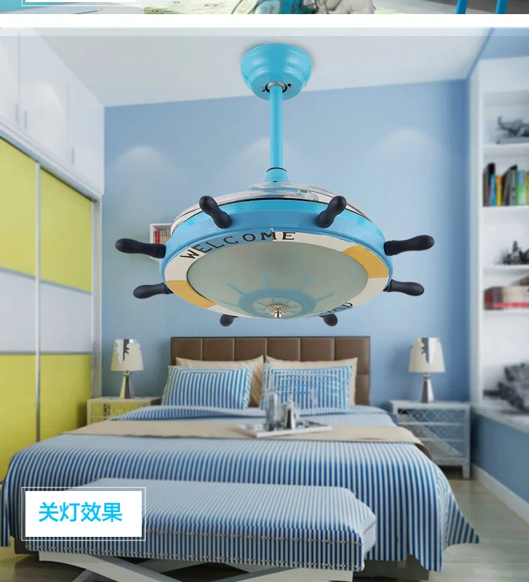 Modern Kids Ceiling Fans For Boys Girls Bedroom Wood Ceiling