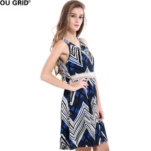 Vintage Print Summer Dress Women Hollow Out Patchwork Sexy V-neck Slim Elegant Off Shoulder A-line Casual Dresses