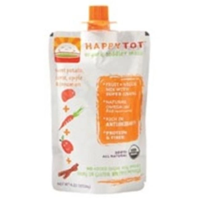 Happy Baby 64984 Happy Baby Sweet Potato Carrot Apple Baby Stage 4 Food- 16x4.22 OZ