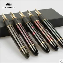 JINHAO X450 передовые перьевая ручка, покрытие из 18 к GP чернильная ручка NIB 23 цвета можно выбрать упаковку с черной ручкой мешочек Горячая распродажа