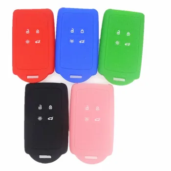 

AUTEWODE Silicone Car Key Cover Set for Renault Koleos Kadjar Megan 2016-2017 Remote Key Holder Protector case Accessories 1pc
