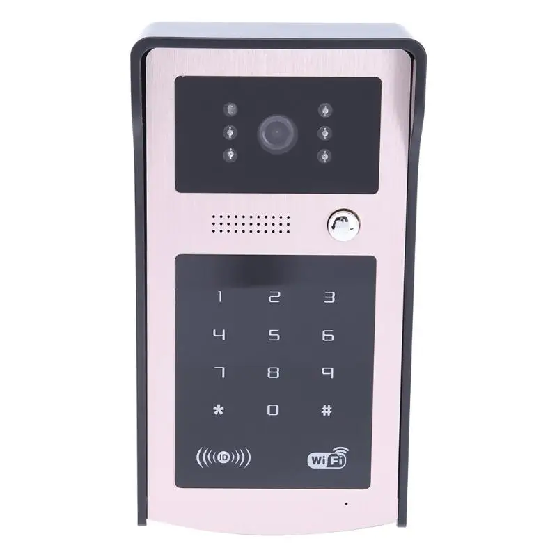 

New Code Keypad IP Wireless WiFi Video Intercom Phone Waterproof Doorbell