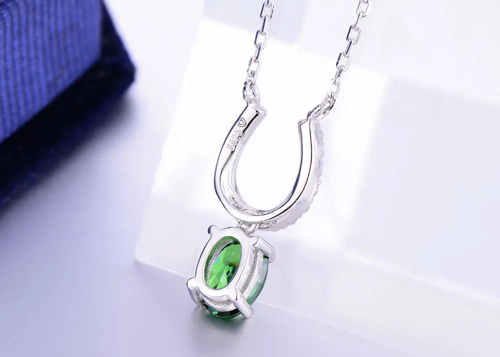 silver emerald pendants CANL00386SB-1 (4)
