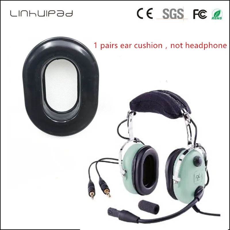 Linhuipad 1 пара черные Сменные комфортные Гелевые Вкладыши для ушей амбушюры Давида