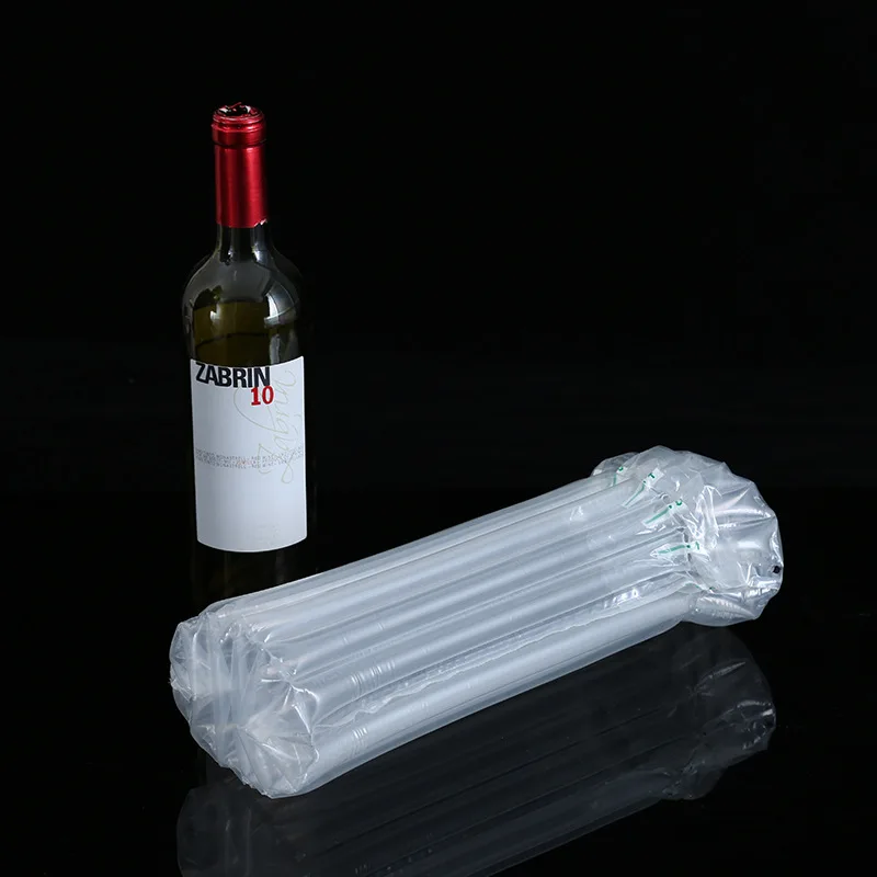 Полиэтиленовый пакет 32*8 см упаковочный аппарат с воздушным наполнением Защитная винная обертка для бутылки надувная подушка колонки мешки для упаковки с бесплатным насосом