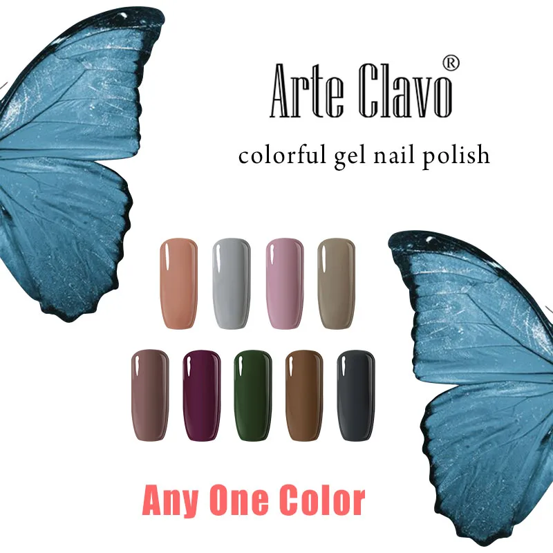 

Hot Sale Nail Polish Any 1 Color Arte Clave 15ml Gel Polish Lacquer Varnish Manicure Nail Art Polish French Nails